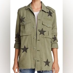 Pistola Denim Camilo Star Print Military Jacket